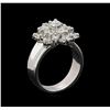 Image 4 : 14KT White Gold 1.55 ctw Diamond Ring
