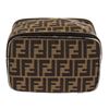 Image 4 : Fendi Vintage Tobbaco Zucca Canvas Collapsible Vanity Case