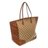 Image 3 : Gucci Brown GG Monogram Canvas and Leather Bree Tote Bag