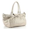 Image 1 : Salvatore Ferragamo Gancio Lock Buckle Leather Tote Leather Large Gold, Neutral