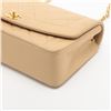 Image 3 : Chanel Beige Quilted Lambskin Leather Diana Single Flap Medium Shoulder Bag