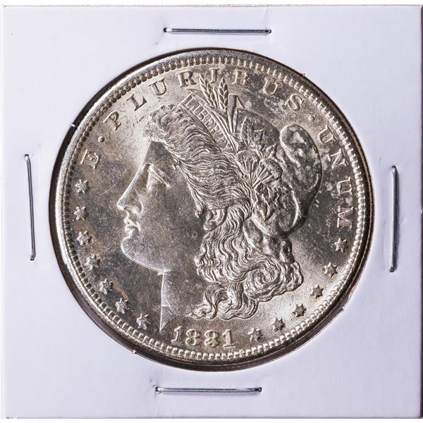 1881-S $1 Morgan Silver Dollar Coin CH BU+