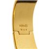 Image 7 : Hermes Yellow Wide Clic Clac Bracelet