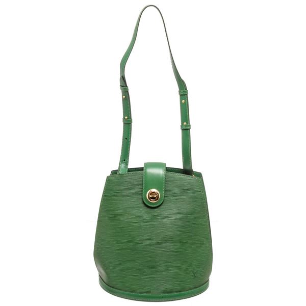Louis Vuitton Green Epi Leather Cluny Shoulder Bag