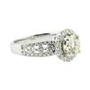Image 1 : 1.88 ctw Diamond Engagement Ring - 18KT White Gold