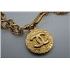 Image 6 : Chanel Gold-tone Metal CC Medallion Chain Belt