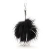 Image 2 : Fendi Monster Bug Bag Charm Fur with Leather Black
