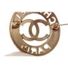 Image 3 : Chanel Silver-tone Metal CC Paris Round Brooch