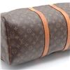 Image 4 : Louis Vuitton Brown Monogram Canvas Leather Keepall 50 cm Duffle Bag