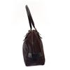 Image 2 : Fendi Black and Brown Zucchino Canvas Medium Satchel Bag