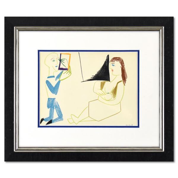 La Comedie Humaine 29.1.54.V by Picasso (1881-1973)