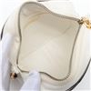 Image 6 : Chanel White Black Lambskin Leather CC Logo Coco Mark Crossbody Bag