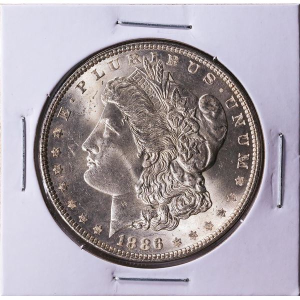 1886 $1 Morgan Silver Dollar Coin CH BU