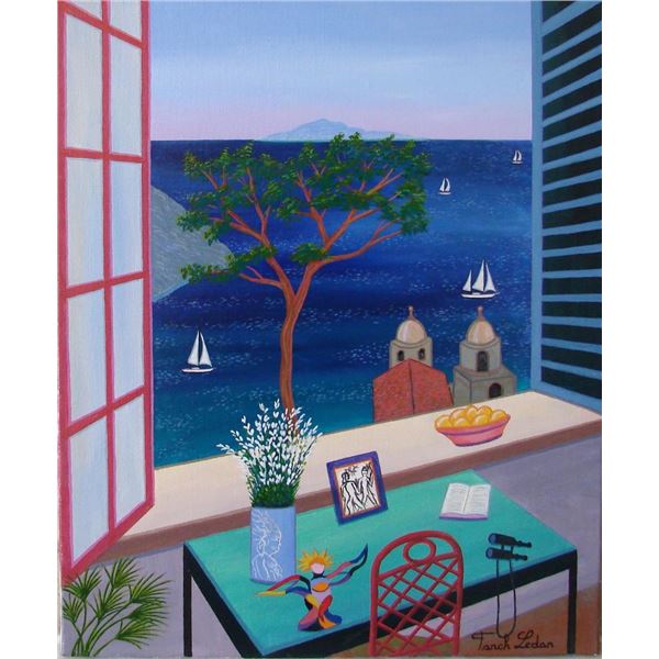 Window on the Mediterannean by Fanch Ledan