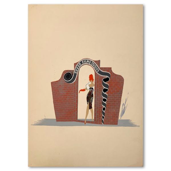 La Porte des Studios by Erte (1892-1990)