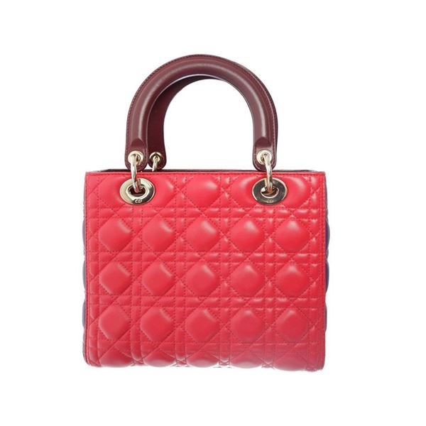Dior Multicolor Cannage Medium Handbag
