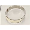 Image 4 : Hermes Ivory Metal Clic Clac Bangle Bracelet PHW