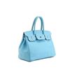 Image 2 : Hermes Blue Celeste Mykonos Epsom Leather Candy Birkin 30 cm Handbag PHW