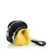 Image 1 : Prada Cargo Wristlet Pouch Tessuto and Mohair Mini Black, Yellow
