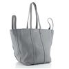 Image 2 : Balenciaga Laundry Cabas Tote Leather Small Gray