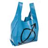 Image 2 : Balenciaga Blue Printed Leather Supermarket Shopper Tote Bag