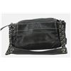 Image 1 : Chanel Black Lambskin Leather Lax Accordion Medium Tote Bag