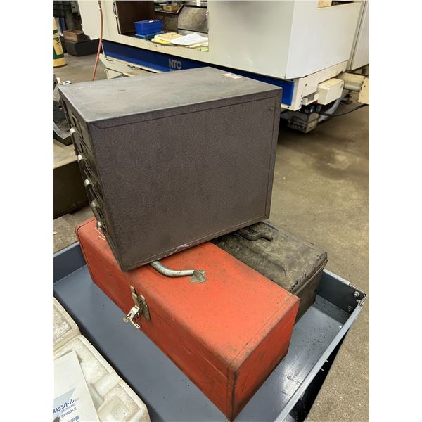 Lot of (3) Misc Tool Boxes w/Contents