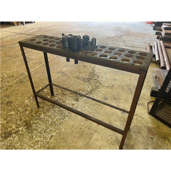Tooling Holder Bench w/Tool Holders