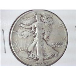 1943 Walking Liberty Half Dollar
