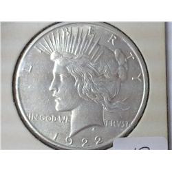 1922-S Peace Silver Dollar