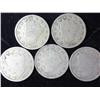 Image 1 : 5 Assorted Liberty "V" Nickels