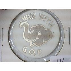 Republican Plastic Token (Win With G.O.P.)