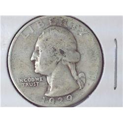 1939-D Washington Quarter