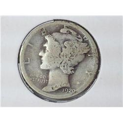 1920 Mercury Dime