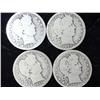 Image 1 : 4 Assorted Barber Quarters