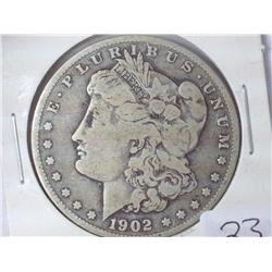 1902-O Morgan Silver Dollar