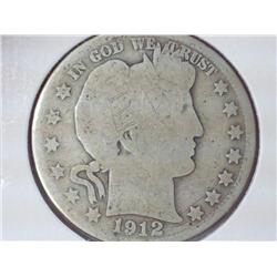 1912-D Barber Half Dollar