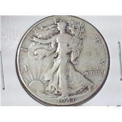 1947-D Walking Liberty Half Dollar