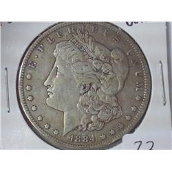 1884-O Morgan Silver Dollar