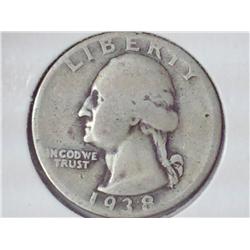 1938 Washington Quarter