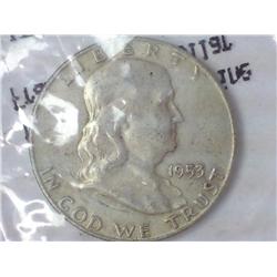 1953-D Franklin Half Dollar
