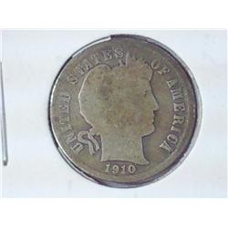 1910 Barber Dime