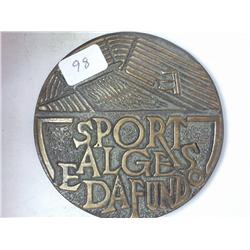 Large Bronze Swimming Medal