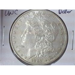 1889 Morgan SIlver Dollar (UNC)
