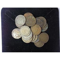 20 Assorted Indian Head Cents (1900's)