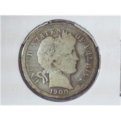 1900 Barber Dime