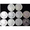 Image 1 : 10 Assorted Buffalo Nickels (1920'S)