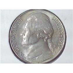 1939-S Jefferson Nickel (UNC)