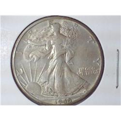 1945-D Walking Liberty Half Dollar