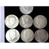 Image 1 : 7 Assorted 1964 Kennedy Half Dollars (Silver)